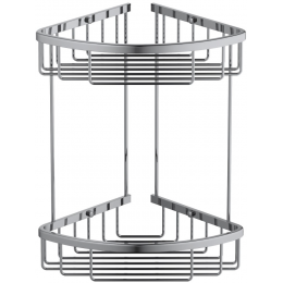 Полка угловая двойная Timo Saona 13082/00 хром Полка угловая двойная Timo Saona 13082/00 хром