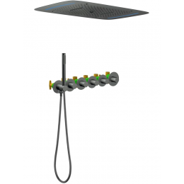 Душевая система Timo Saona SX-2319/18SM черное золото