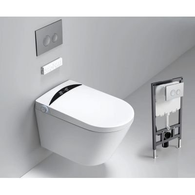 Комплект унитаз-биде с инсталляцией, кнопкой и сиденьем микролифт Timo TE-751 купить с доставкой. 100% Оригинал. Гарантия!