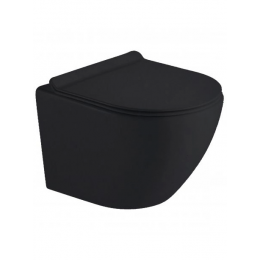 Унитаз подвесной с сиденьем микролифт Timo Kulo TK-403МВ безободковый Унитаз подвесной с сиденьем микролифт Timo Kulo TK-403МВ безободковый