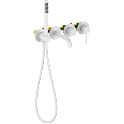 Смеситель для ванны Timo Saona 2314/16YSM белый купить с доставкой. 100% Оригинал. Гарантия!