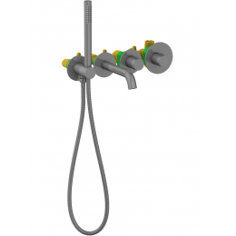 Смеситель для ванны Timo Saona 2324/18YSM черное золото