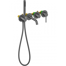 Смеситель для ванны Timo Saona 2314/18YSM черное золото