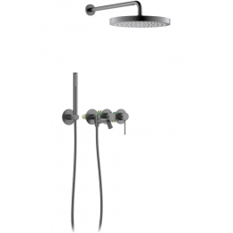 Душевая система Timo Saona SX-2348/18SM черное золото Душевая система Timo Saona SX-2348/18SM черное золото