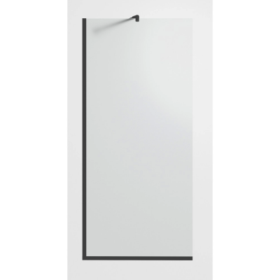 Душевая перегородка Timo 120 см. профиль черный, стекло матовое купить с доставкой. 100% Оригинал. Гарантия!