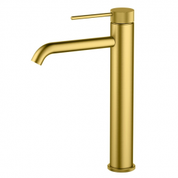 Смеситель для раковины Timo Saona 2411/20F золото шлифованное