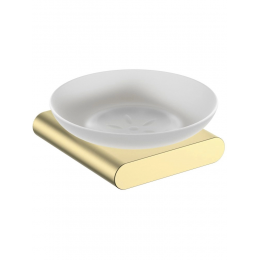 Мыльница для ванной Timo Luiro 18421/17 золото матовое Мыльница для ванной Timo Luiro 18421/17 золото матовое