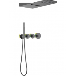 Душевая система Timo Saona SX-2350/18SM черное золото Душевая система Timo Saona SX-2350/18SM черное золото