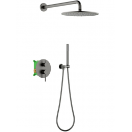 Душевая система Timo Saona SX-2369/18SM черное золото Душевая система Timo Saona SX-2369/18SM черное золото