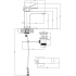 Смеситель для раковины Villeroy & Boch Architectura Square TVW12500100061 с донным клапаном