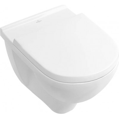 Унитаз подвесной Villeroy & Boch O.Novo 5660HRR1 alpin, безободковый