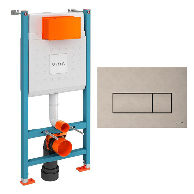 Инсталляция для унитаза VitrA Root Square 732-5800-01+740-2395, кнопка смыва никель купить с доставкой. 100% Оригинал. Гарантия! Инсталляция для унитаза VitrA Root Square 732-5800-01+740-2395, кнопка смыва никель купить с доставкой. 100% Оригинал. Гарантия!