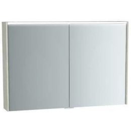 Зеркальный шкаф VitrA Metropole 100 61294 серебро Зеркальный шкаф VitrA Metropole 100 61294 серебро