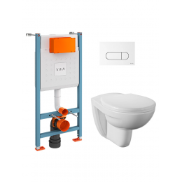 Комплект унитаз с инсталляцией и сиденьем VitrA Normus 9773B003-7207 Комплект унитаз с инсталляцией и сиденьем VitrA Normus 9773B003-7207