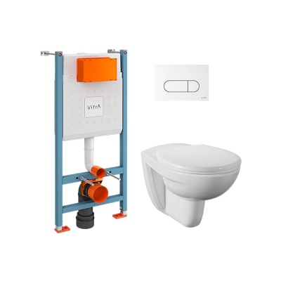 Комплект унитаз с инсталляцией и сиденьем VitrA Normus 9773B003-7207 купить с доставкой. 100% Оригинал. Гарантия!