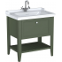 Тумба с раковиной VitrA Valarte 80 65815 ретро зеленая купить с доставкой. 100% Оригинал. Гарантия!
