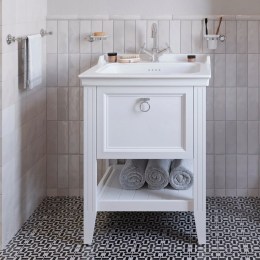 Тумба с раковиной VitrA Valarte 65 62177 белая Тумба с раковиной VitrA Valarte 65 62177 белая