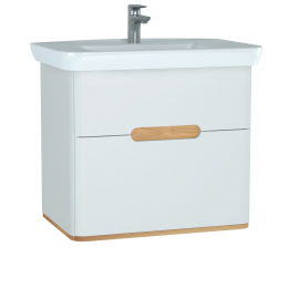 Тумба с раковиной VitrA Sento 80 60824 белая Тумба с раковиной VitrA Sento 80 60824 белая