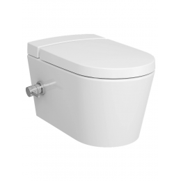 Унитаз-биде подвесной с сиденьем VitrA Nest 5176B003-6233 безободковый Унитаз-биде подвесной с сиденьем VitrA Nest 5176B003-6233 безободковый