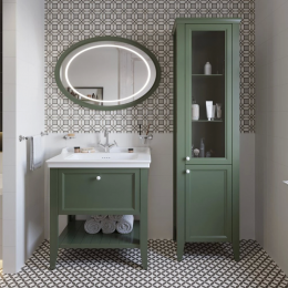 Комплект мебели VitrA Valarte 80 ретро зеленый (65815+65828)