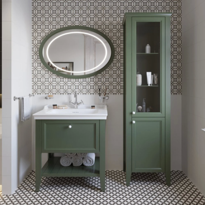 Комплект мебели VitrA Valarte 80 ретро зеленый (65815+65828) купить с доставкой. 100% Оригинал. Гарантия!