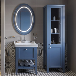 Комплект мебели VitrA Valarte 65 стальной синий (65775+65789)