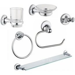 Набор аксессуаров 6 предметов VitrA A44924 Набор аксессуаров 6 предметов VitrA A44924