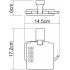 Держатель туалетной бумаги Wasserkraft Exter K-5225