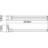 Полотенцедержатель Wasserkraft Exter K-5231