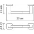 Держатель туалетной бумаги Wasserkraft Lippe K-6522