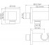 Шланговое подключение Wasserkraft Aisch A184 с держателем для душа
