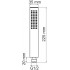 Душевая лейка Wasserkraft Glan A209