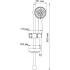 Душевой комплект Wasserkraft Dill 6151 смеситель + душевой гарнитур + шланговое подключение