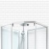 Душевая кабина IDO Showerama 10-5 Comfort 558.201.301 (900х900 мм) профиль белый, стекло прозрачное