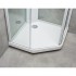 Душевая кабина IDO Showerama 10-5 Comfort 558.201.301 (900х900 мм) профиль белый, стекло прозрачное