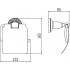 Держатель для туалетной бумаги с крышкой Savol (S-006651C)