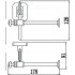 Держатель для туалетной бумаги без крышки Savol 64 (S-006452)