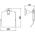 Держатель для туалетной бумаги с крышкой Savol (S-06951W)