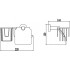 Держатель для туалетной бумаги и освежителя Savol 87 (S-R08751)