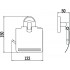 Держатель для туалетной бумаги с крышкой Savol 70 (S-007051)