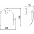 Держатель для туалетной бумаги с крышкой Savol 87 (S-008751)